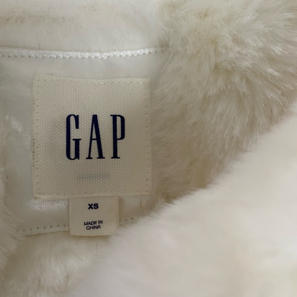 Faux Fur Black And White Striped Coat - size x-small - Picture 11 of 12